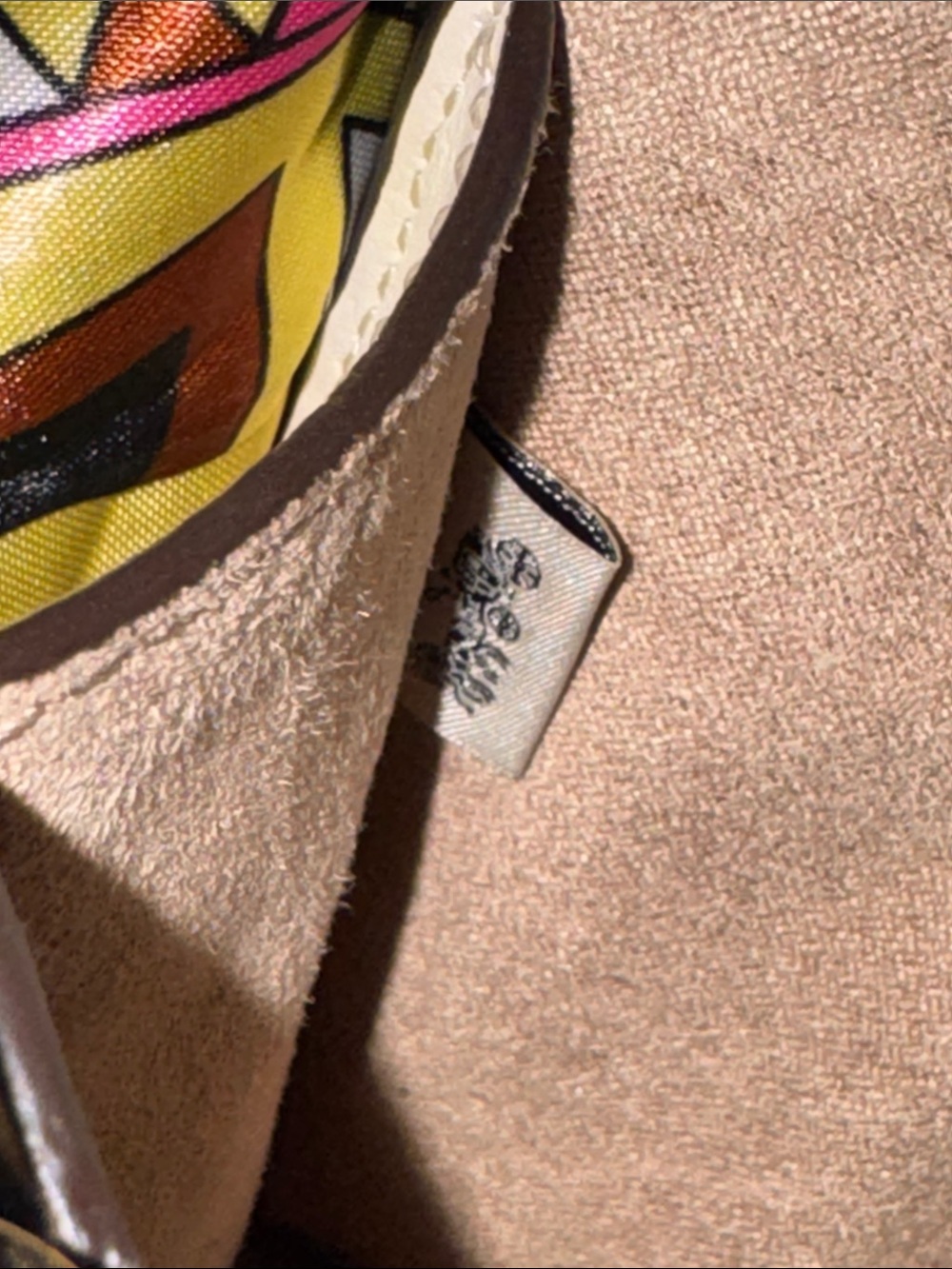 COACH Bag Mini Brynn Brown Cream Colorblock Signature Logo Leather Crossbody Bag - Picture 13 of 17